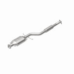 MagnaFlow 49862 oem grade direct-fit catalytic converter, rear view of the turntable spin