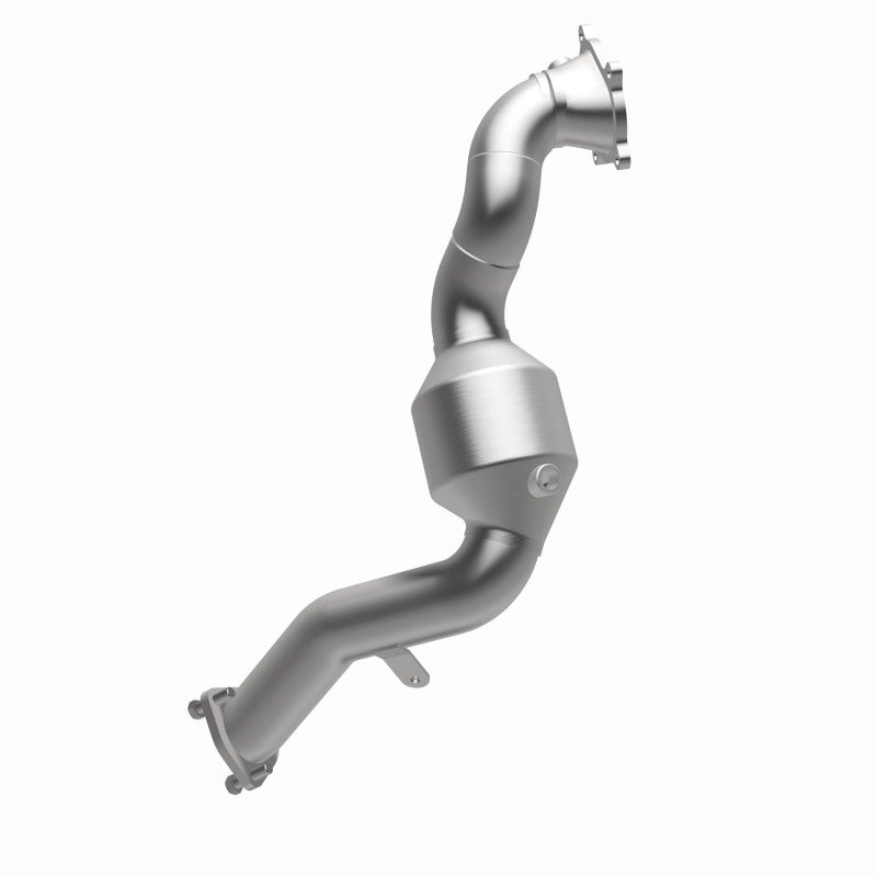 MagnaFlow 52316 oem grade direct-fit catalytic converter, opposite side view of the turntable spin