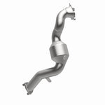 MagnaFlow 52316 oem grade direct-fit catalytic converter, opposite side view of the turntable spin