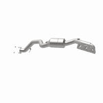 MagnaFlow 50793 hm grade manifold converter, opposite rear three-quarter view of the turntable spin