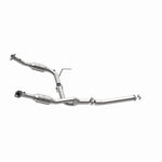 MagnaFlow 93111 hm grade direct-fit catalytic converter, opposite side view of the turntable spin