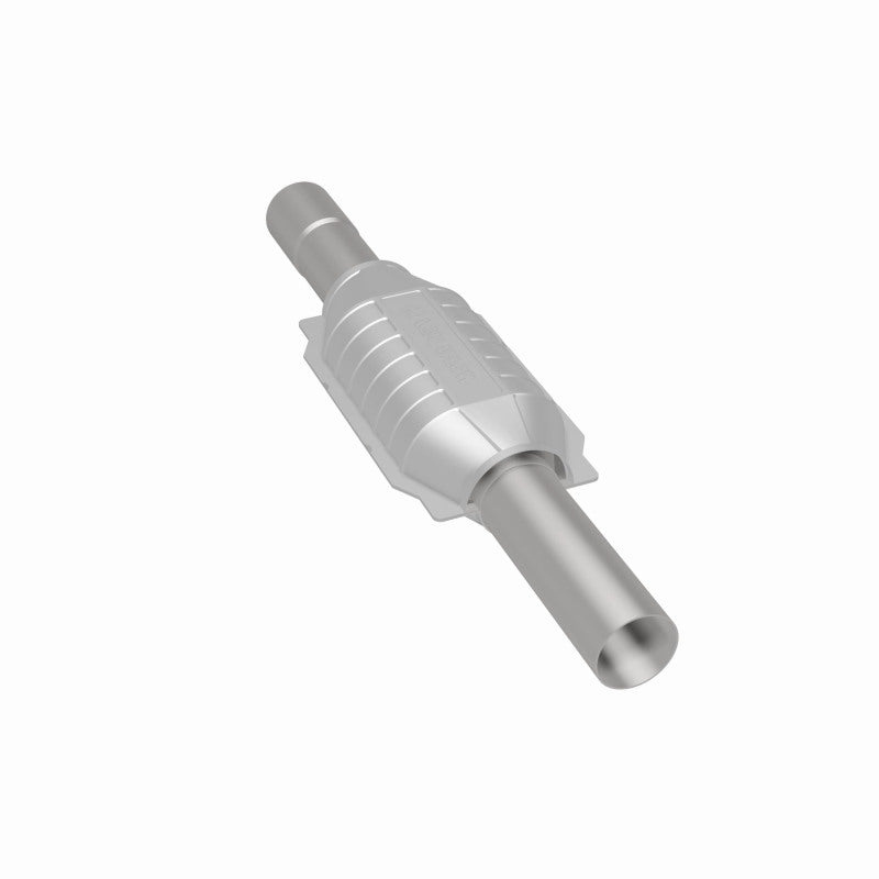 MagnaFlow 93475 epa direct-fit catalytic converter, rear three-quarter view of the turntable spin