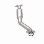 MagnaFlow 93998 hm grade direct-fit catalytic converter, rear three-quarter view of the turntable spin