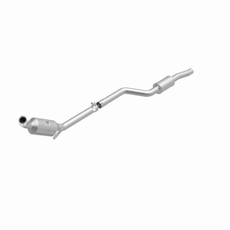 MagnaFlow 5461919 carb direct-fit catalytic converter, front three-quarter view of the turntable spin
