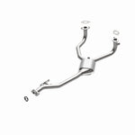 MagnaFlow 23868 epa direct-fit catalytic converter, rear view of the turntable spin
