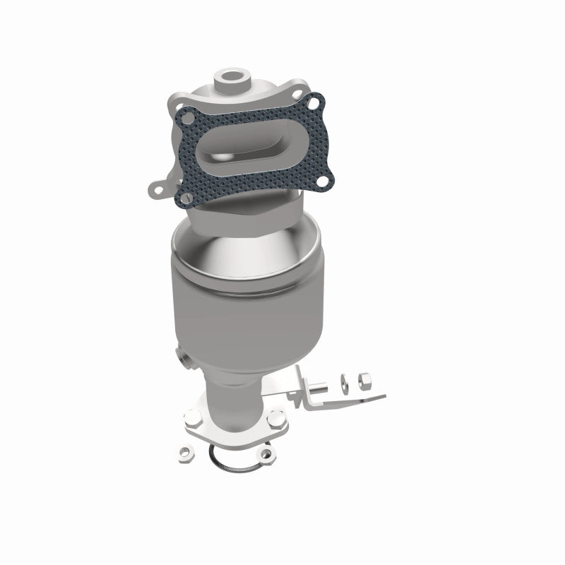 MagnaFlow 5582893 carb manifold converter, opposite side view of the turntable spin