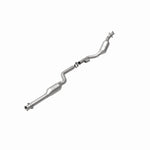MagnaFlow 93288 hm grade direct-fit catalytic converter, rear view of the turntable spin