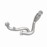MagnaFlow 93248 hm grade direct-fit catalytic converter, side view of the turntable spin