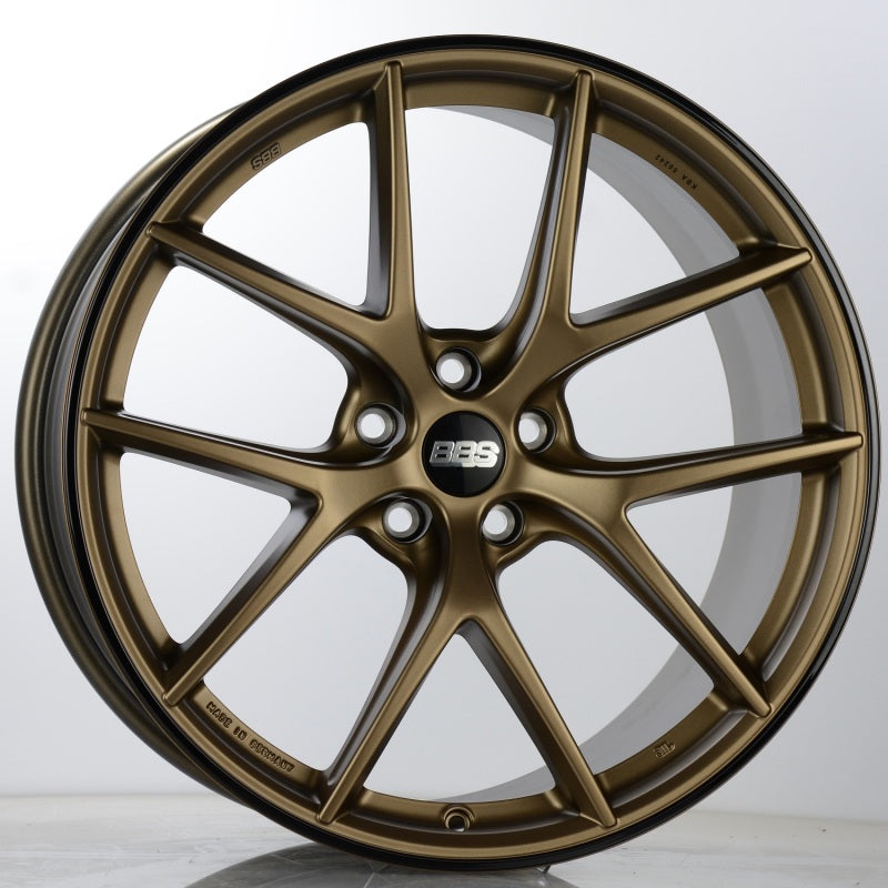 BBS CI-R 19x9 5x120 ET44 Bronze Rim Protector Wheel -82mm PFS/Clip