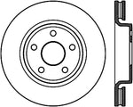 StopTech Slotted Sport Front Right Brake Rotor 11-17Jeep Grand Cherokee (Excludes SRT8)