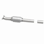 MagnaFlow 23200 hm grade direct-fit catalytic converter, side view of the turntable spin