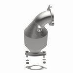MagnaFlow 52882 oem grade direct-fit catalytic converter, opposite side view of the turntable spin