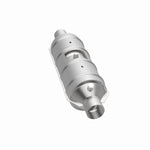 MagnaFlow 55300 epa direct-fit catalytic converter, opposite side view of the turntable spin