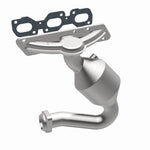 MagnaFlow 50646 hm grade manifold converter, opposite side view of the turntable spin