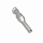 MagnaFlow 22931 hm grade direct-fit catalytic converter, rear three-quarter view of the turntable spin
