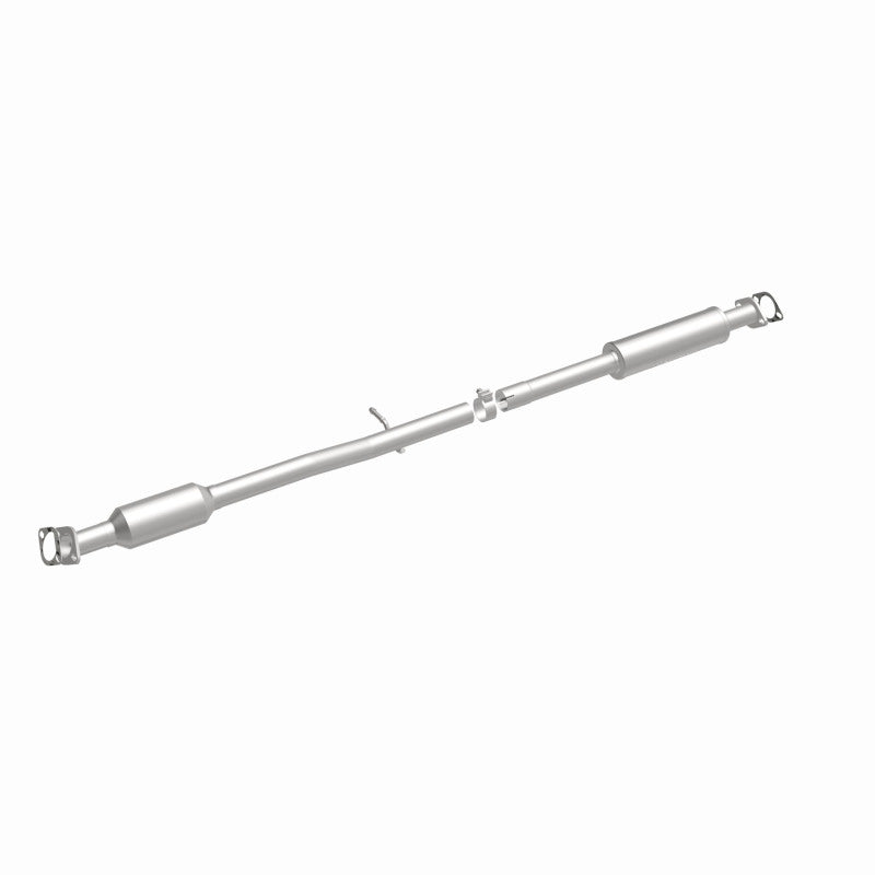 MagnaFlow 52815 oem grade direct-fit catalytic converter, front three-quarter view of the turntable spin