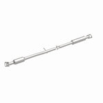 MagnaFlow 52815 oem grade direct-fit catalytic converter, front three-quarter view of the turntable spin