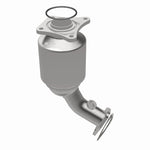 MagnaFlow 49322 oem grade direct-fit catalytic converter, opposite rear three-quarter view of the turntable spin
