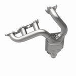 MagnaFlow 49536 oem grade manifold converter, opposite side view of the turntable spin