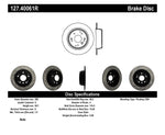 StopTech 04-08 Acura TL / 03-09 Honda Element Slotted & Drilled Right Rear Rotor