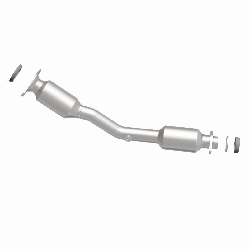 MagnaFlow 52327 oem grade direct-fit catalytic converter, side view of the turntable spin