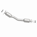 MagnaFlow 52327 oem grade direct-fit catalytic converter, side view of the turntable spin
