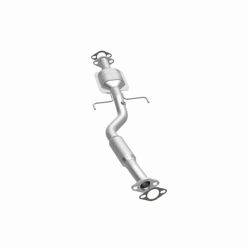 MagnaFlow 457024 carb direct-fit catalytic converter, opposite side view of the turntable spin
