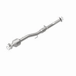MagnaFlow 52023 oem grade direct-fit catalytic converter, rear view of the turntable spin