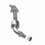 MagnaFlow 52438 oem grade direct-fit catalytic converter, side view of the turntable spin