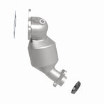 MagnaFlow 52036 oem grade manifold converter, side view of the turntable spin