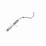 MagnaFlow 24886 hm grade direct-fit catalytic converter, opposite front three-quarter view of the turntable spin
