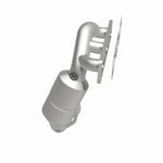 MagnaFlow 24367 hm grade manifold converter, side view of the turntable spin