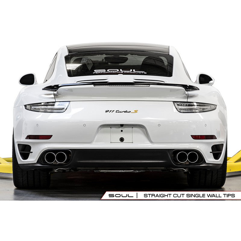 Soul Performance X-Pipe Exhaust System Tips For Porsche 991 Turbo - AutoTalent