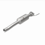 MagnaFlow 280439 oem grade direct-fit catalytic converter, rear view of the turntable spin