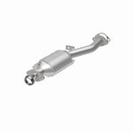 MagnaFlow 23874 hm grade direct-fit catalytic converter, rear view of the turntable spin