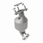 MagnaFlow 52300 oem grade direct-fit catalytic converter, rear view of the turntable spin