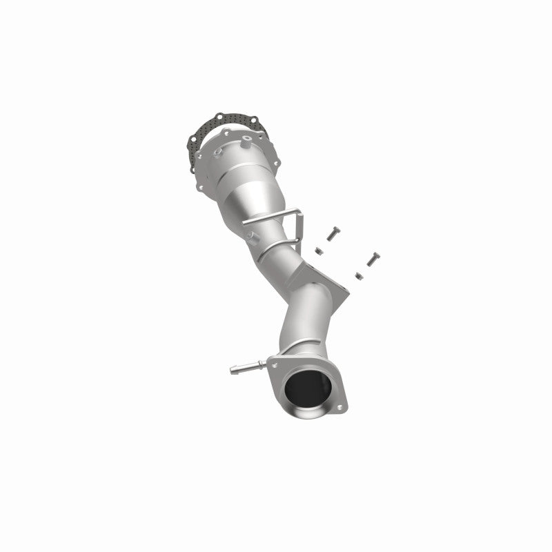 MagnaFlow 60503 oem grade direct-fit catalytic converter, opposite side view of the turntable spin