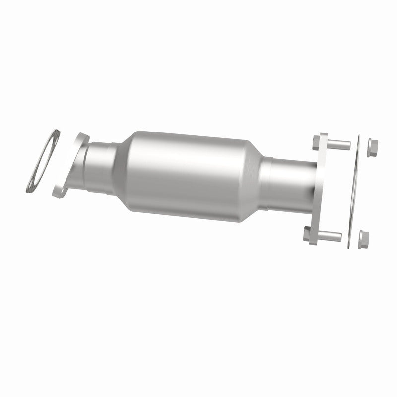 MagnaFlow 52644 oem grade direct-fit catalytic converter, side view of the turntable spin
