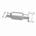 MagnaFlow 52644 oem grade direct-fit catalytic converter, side view of the turntable spin