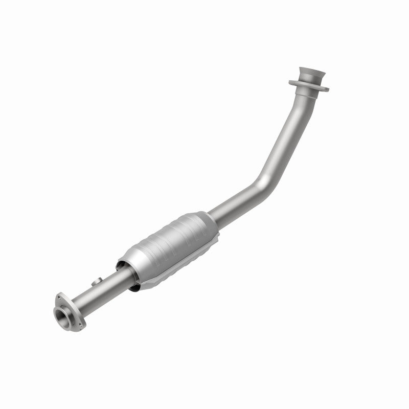 MagnaFlow 23460 hm grade direct-fit catalytic converter, rear view of the turntable spin