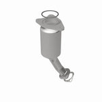 MagnaFlow 23030 hm grade direct-fit catalytic converter, rear view of the turntable spin