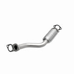 MagnaFlow 51317 oem grade direct-fit catalytic converter, opposite front three-quarter view of the turntable spin