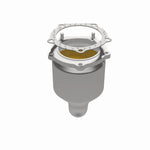 MagnaFlow 93231 hm grade direct-fit catalytic converter, opposite side view of the turntable spin