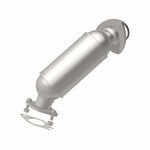 MagnaFlow 5582446 carb direct-fit catalytic converter, rear view of the turntable spin