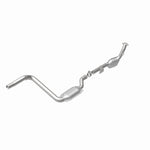 MagnaFlow 52116 oem grade direct-fit catalytic converter, rear view of the turntable spin