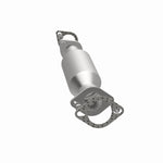 MagnaFlow 5561823 carb direct-fit catalytic converter, opposite side view of the turntable spin
