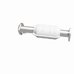MagnaFlow 93208 hm grade direct-fit catalytic converter, side view of the turntable spin