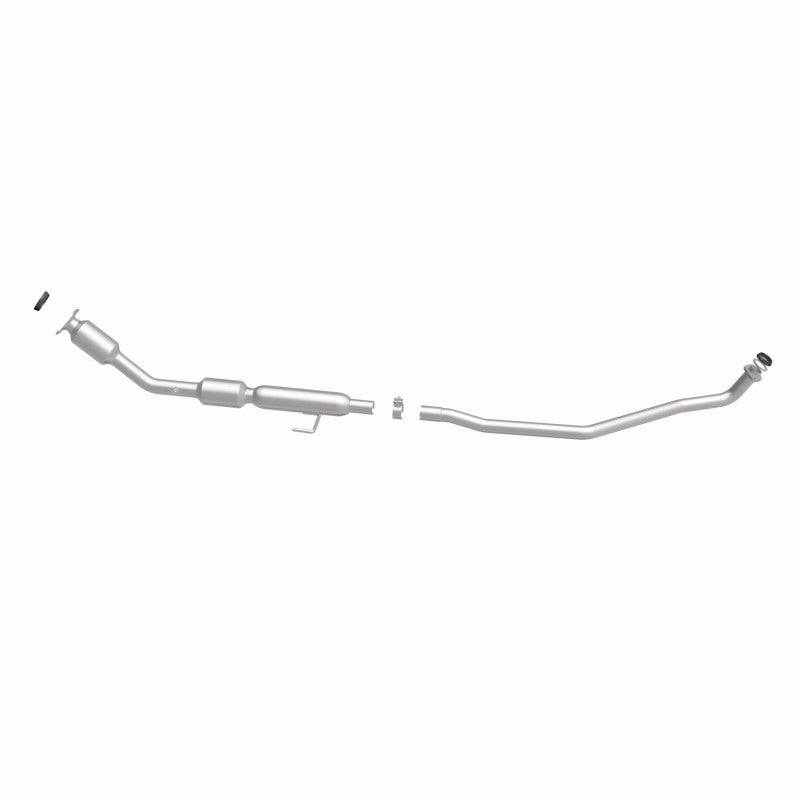 MagnaFlow 52524 oem grade direct-fit catalytic converter, side view of the turntable spin
