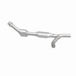 MagnaFlow 49426 oem grade direct-fit catalytic converter, side view of the turntable spin