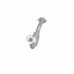 MagnaFlow 24083 hm grade direct-fit catalytic converter, side view of the turntable spin